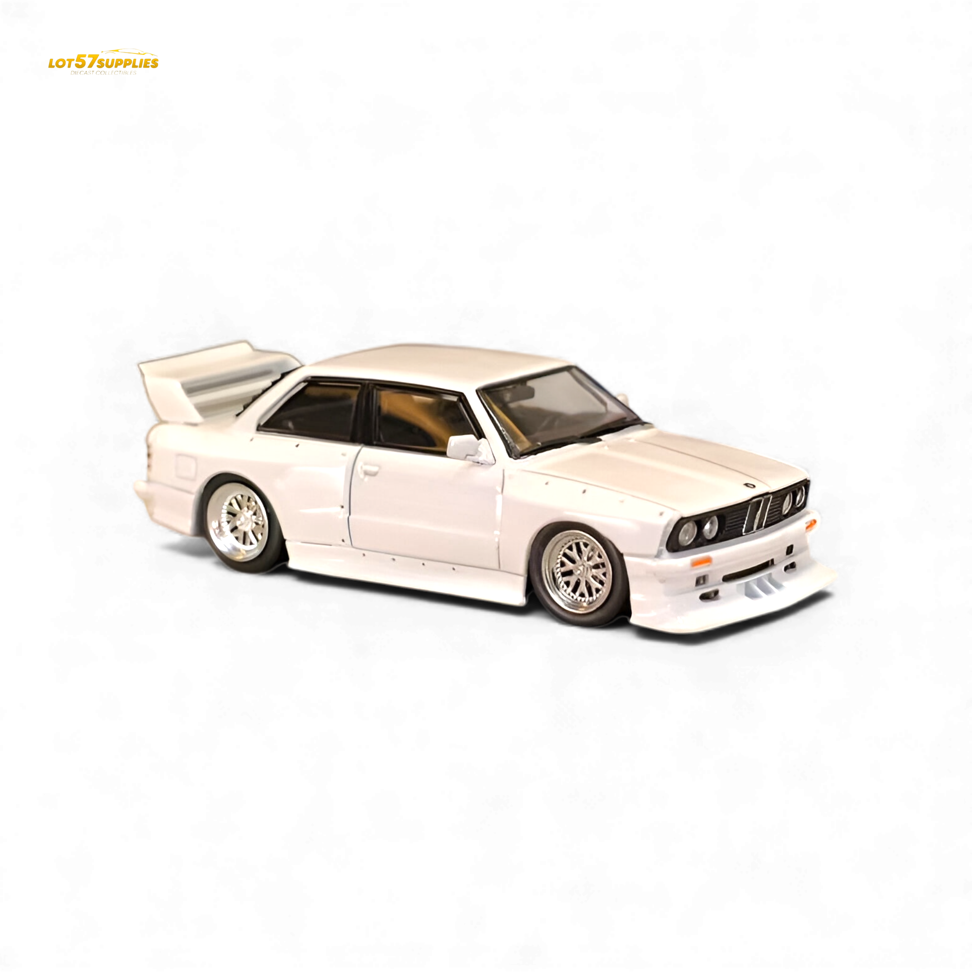 SW BMW E30 M3 LTO Modified - White 1:64