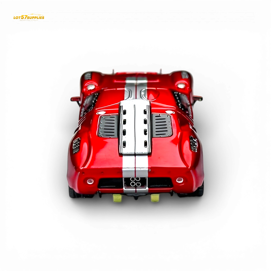 Rhino Model Ford GT40 Transparent Red 1:64